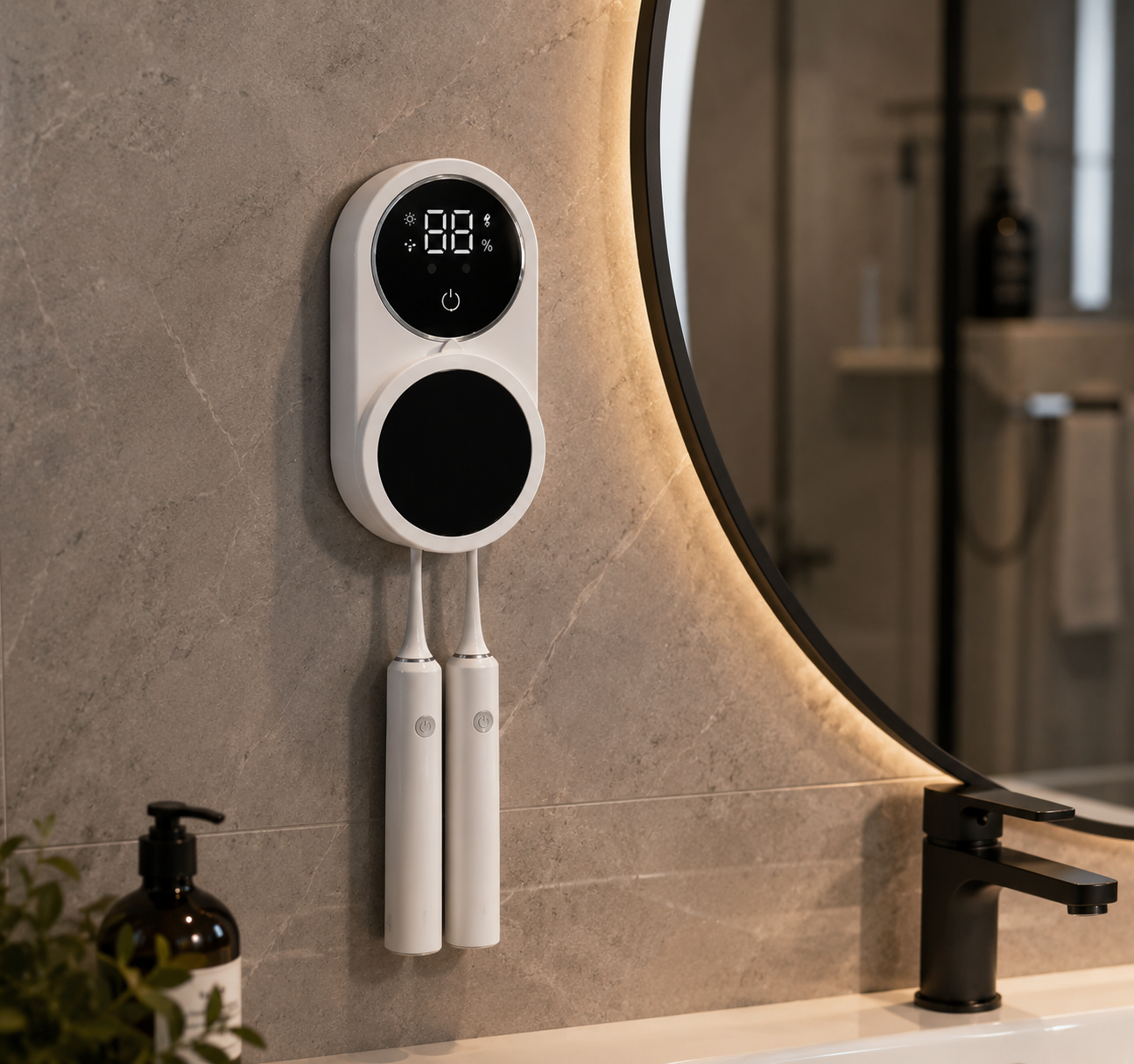 AliviaCare Smart UV™ - Esterilizador Inteligente para Cepillos