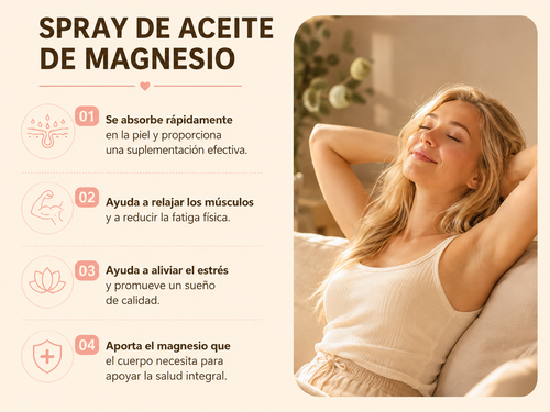 Spray de magnesio · Mejora tu sueño